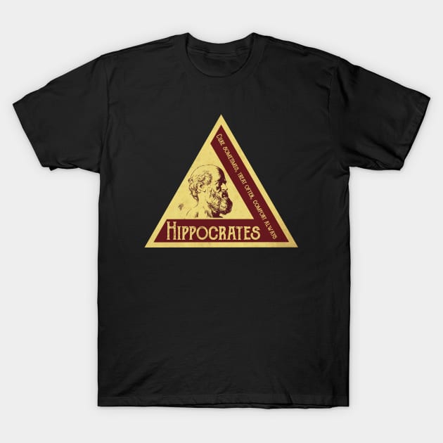 Art of Medicine: Hippocrates Heal T-Shirt by CTShirts